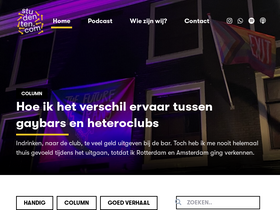 'studenten.com' screenshot