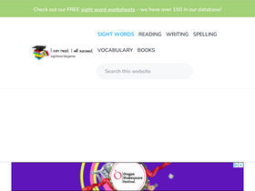 'sightwordsgame.com' screenshot