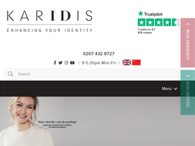 'karidis.co.uk' screenshot