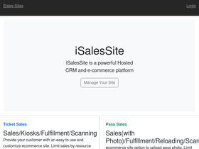 'isalessite.com' screenshot