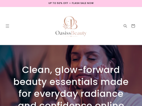 oasissbeauty.com homepage screenshot