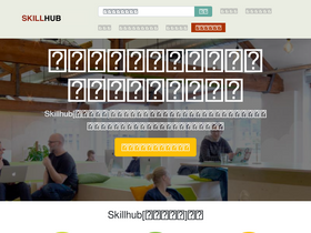 'skillhub.jp' screenshot