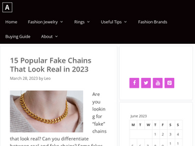 'afashionblog.com' screenshot