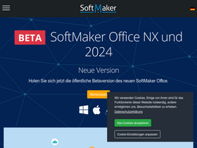 'softmaker.de' screenshot