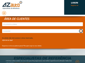 'azauto.pt' screenshot