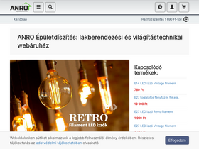 'anrodiszlec.hu' screenshot