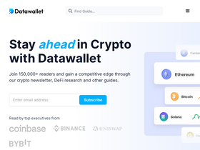 'datawallet.com' screenshot