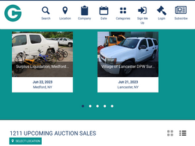 'globalauctionguide.com' screenshot