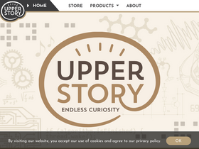 'upperstory.com' screenshot