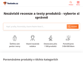 'testado.cz' screenshot
