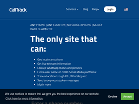 'cell-track.com' screenshot