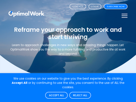 'optimalwork.com' screenshot