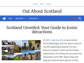 'outaboutscotland.com' screenshot