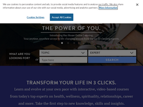 'hayhouseu.com' screenshot