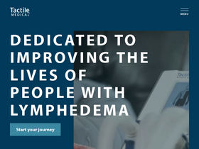 'tactilemedical.com' screenshot