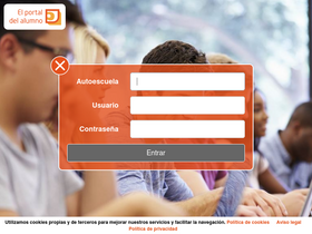 'elportaldelalumno.com' screenshot