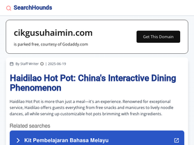 'cikgusuhaimin.com' screenshot