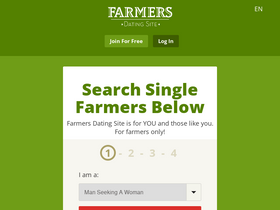 'farmersdatingsite.com' screenshot