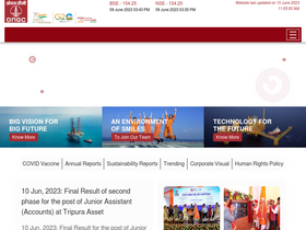 'ongcindia.com' screenshot