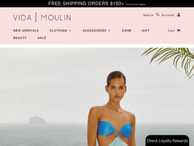 VIDA MOULIN homepage screenshot