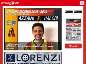 'bergamoesport.it' screenshot