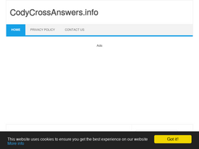 'codycrossanswers.info' screenshot