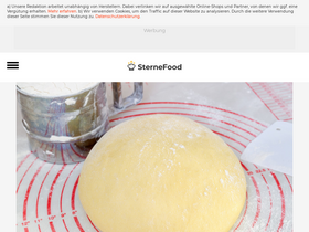'sternefood.de' screenshot