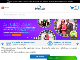 'printloja.com.br' screenshot