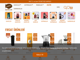 'kahhve.com' screenshot