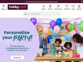 'hobbycraft.co.uk' screenshot