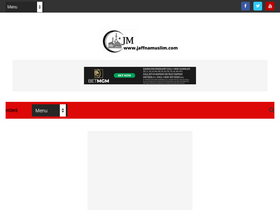 'jaffnamuslim.com' screenshot