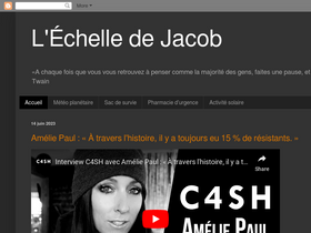 'echelledejacob.blogspot.com' screenshot