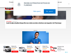 'colunadofla.com' screenshot