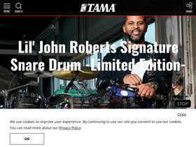 'tama.com' screenshot