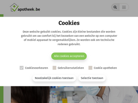 'apotheek.be' screenshot