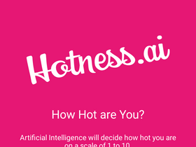 'hotness.ai' screenshot