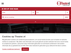 'theater.nl' screenshot