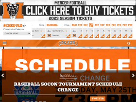 'mercerbears.com' screenshot