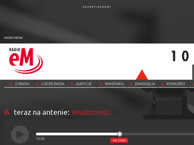 'radioem.pl' screenshot