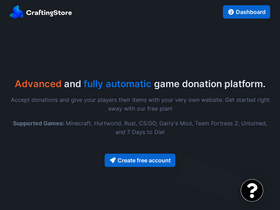 'craftingstore.net' screenshot