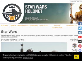 'starwars-holonet.com' screenshot