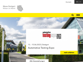 'messe-stuttgart.de' screenshot