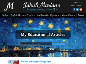 'jakubmarian.com' screenshot