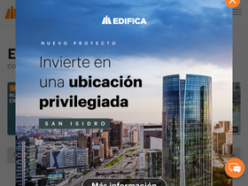 'edifica.com.pe' screenshot