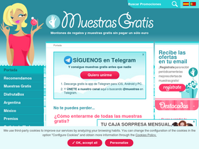'muestrasgratis.es' screenshot