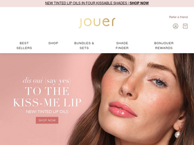 'jouercosmetics.com' screenshot