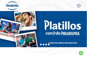 'philadelphia.com.mx' screenshot