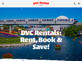 'dvcrentalstore.com' screenshot