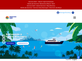 'puertoricoferry.com' screenshot