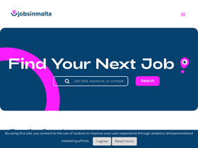 'jobsinmalta.com' screenshot